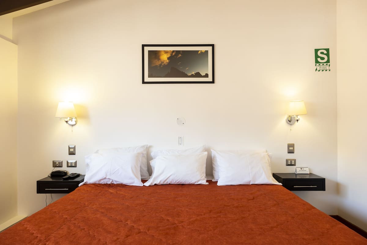 City Apartment, 1 Katil Raja (King) | 1 bilik tidur, gebar bulu kapas, peti besi dalam bilik