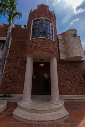 Majoituspaikan julkisivu