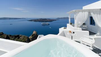 Apartamento, 1 quarto (Cave, Outdoor Hot Tub) | Sacada