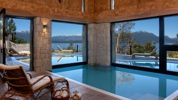 Indoor pool, outdoor pool