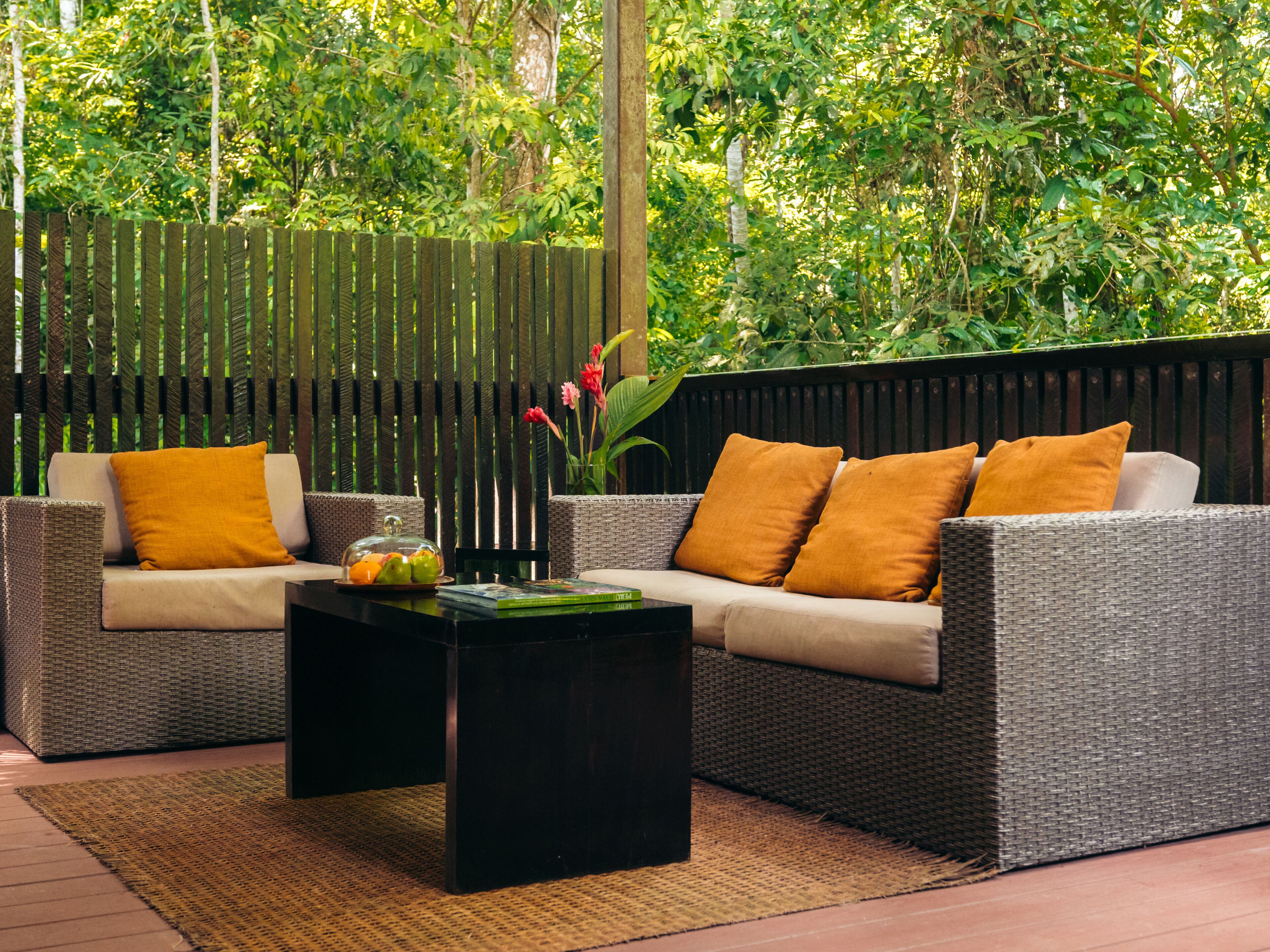 华丽套房, 2 张大床, 露台, 花园景观 | 露台