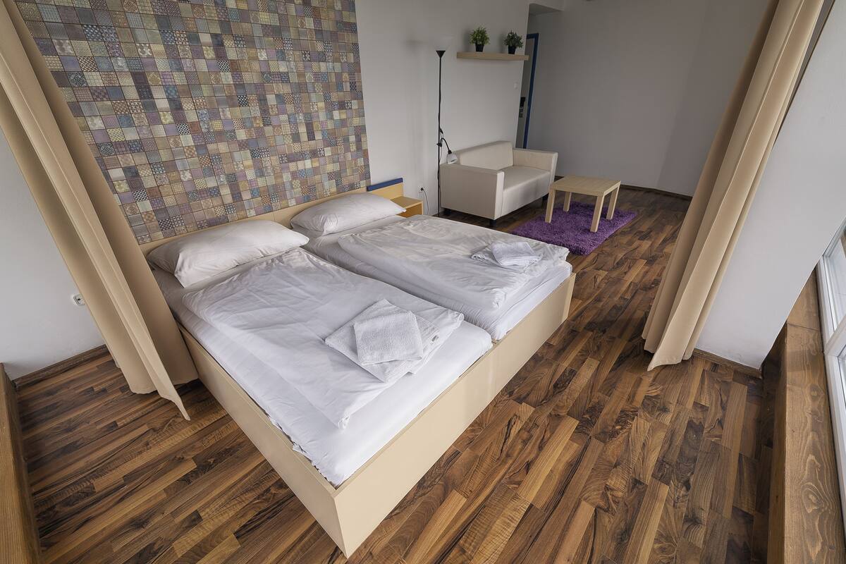 Family Apartment, 2 Bedrooms, Beach View