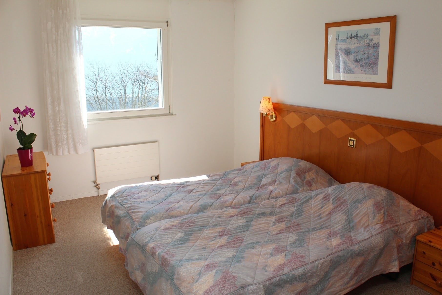 Free WiFi, bed sheets