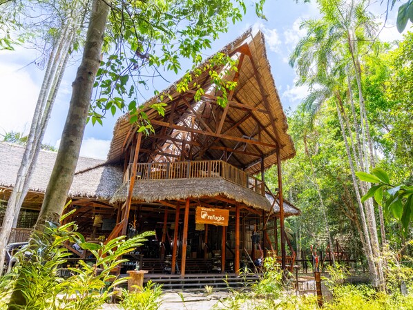 Front of property - Refugio Amazonas (Tambopata)