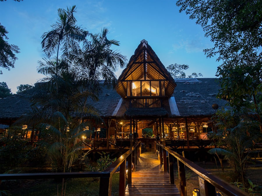 Front of property – evening/night