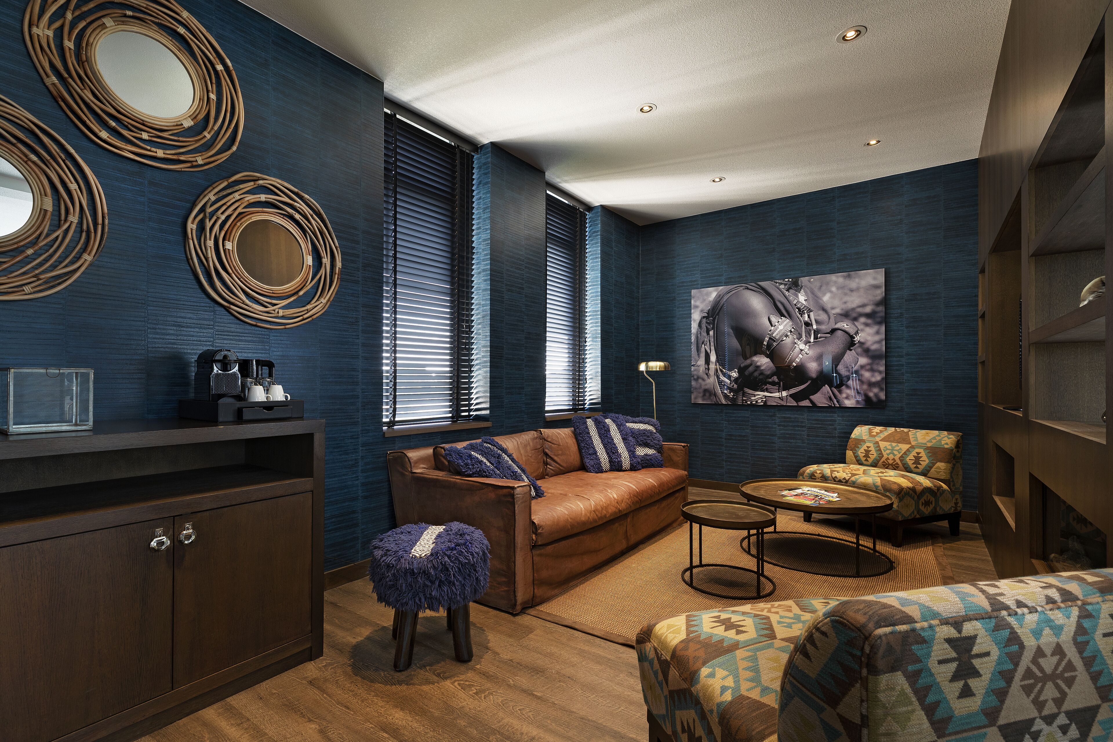 wellness blue suite | minibar, in-room safe, individually furnished, desk