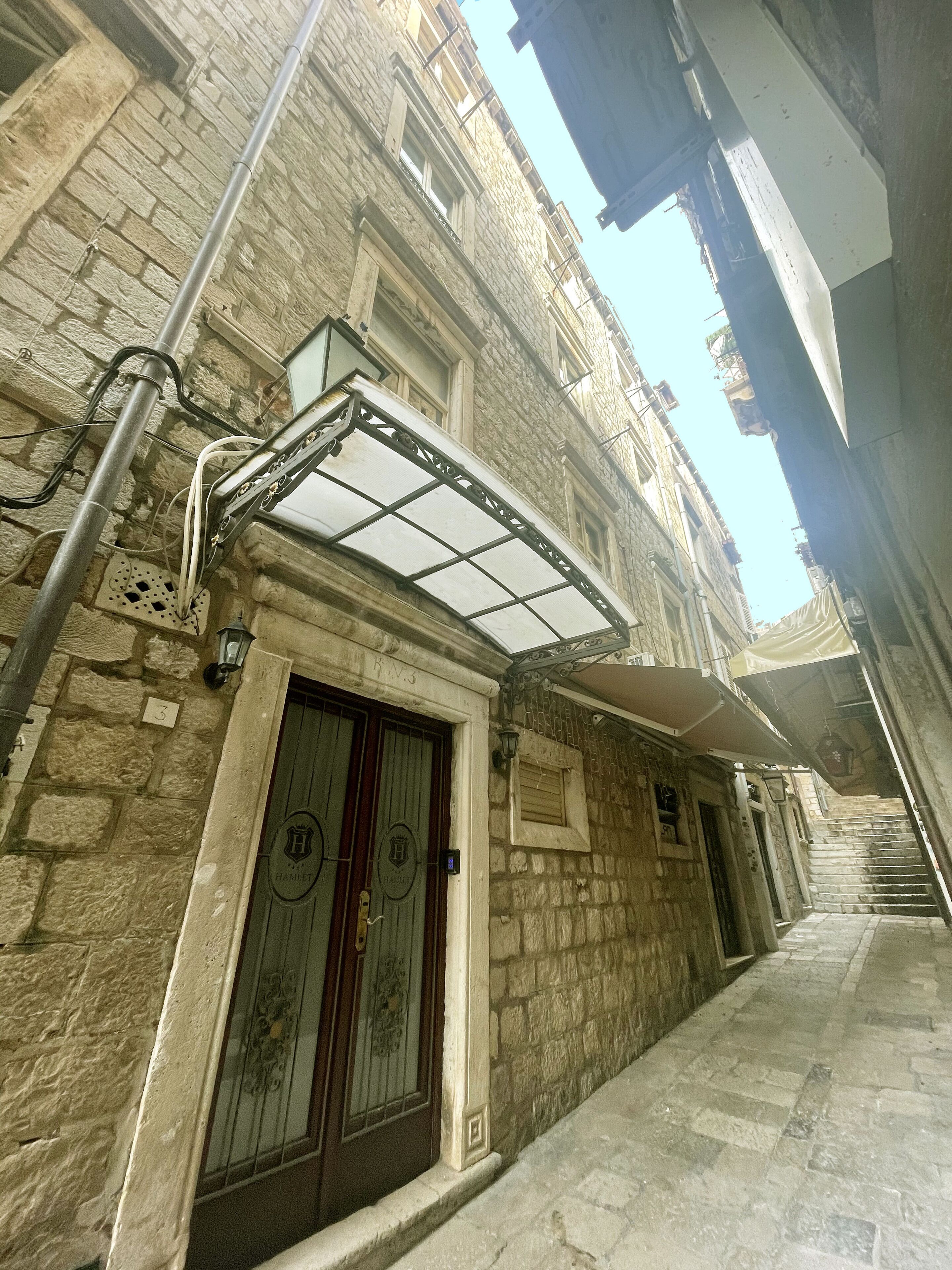 Fassade der Unterkunft