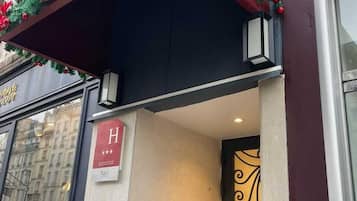 Façade de l’hébergement