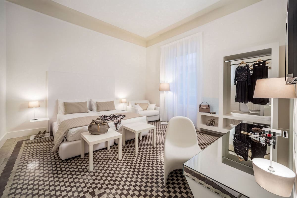 Luxury Quadruple Room, 1 Bedroom | Frette Italian sheets, premium bedding, minibar, in-room safe