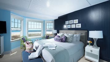 Premium bedding, individually decorated, individually furnished