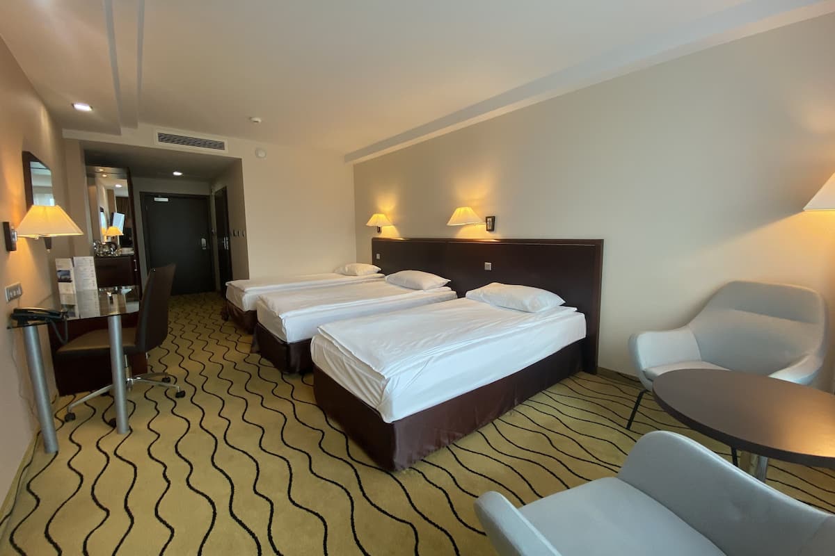 Comfort Triple Room | Premium bedding, Select Comfort beds, in-room safe, desk