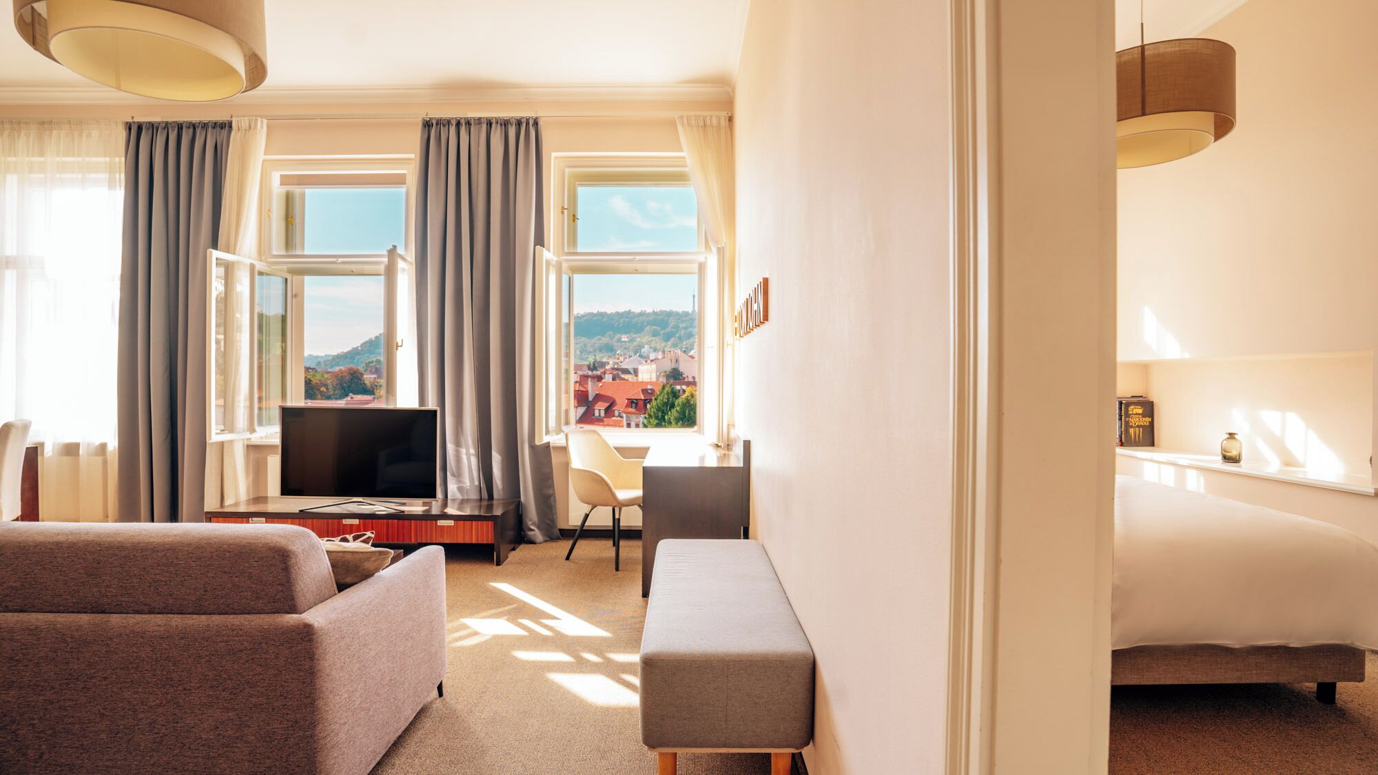 prague castle view junior suite | 1 bedroom, hypo-allergenic bedding, minibar, in-room safe