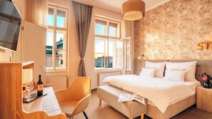 Literie hypoallergénique, minibar, coffres-forts dans les chambres