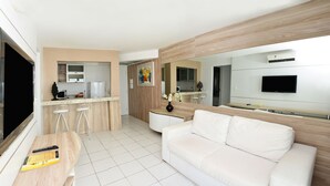 Flat-screen TV - Kings Flat Hotel Beira Mar (Natal)