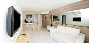 Flat-screen TV - Kings Flat Hotel Beira Mar (Natal)