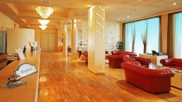 Sala de estar en el lobby