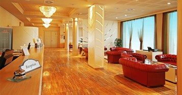 Sala de estar en el lobby