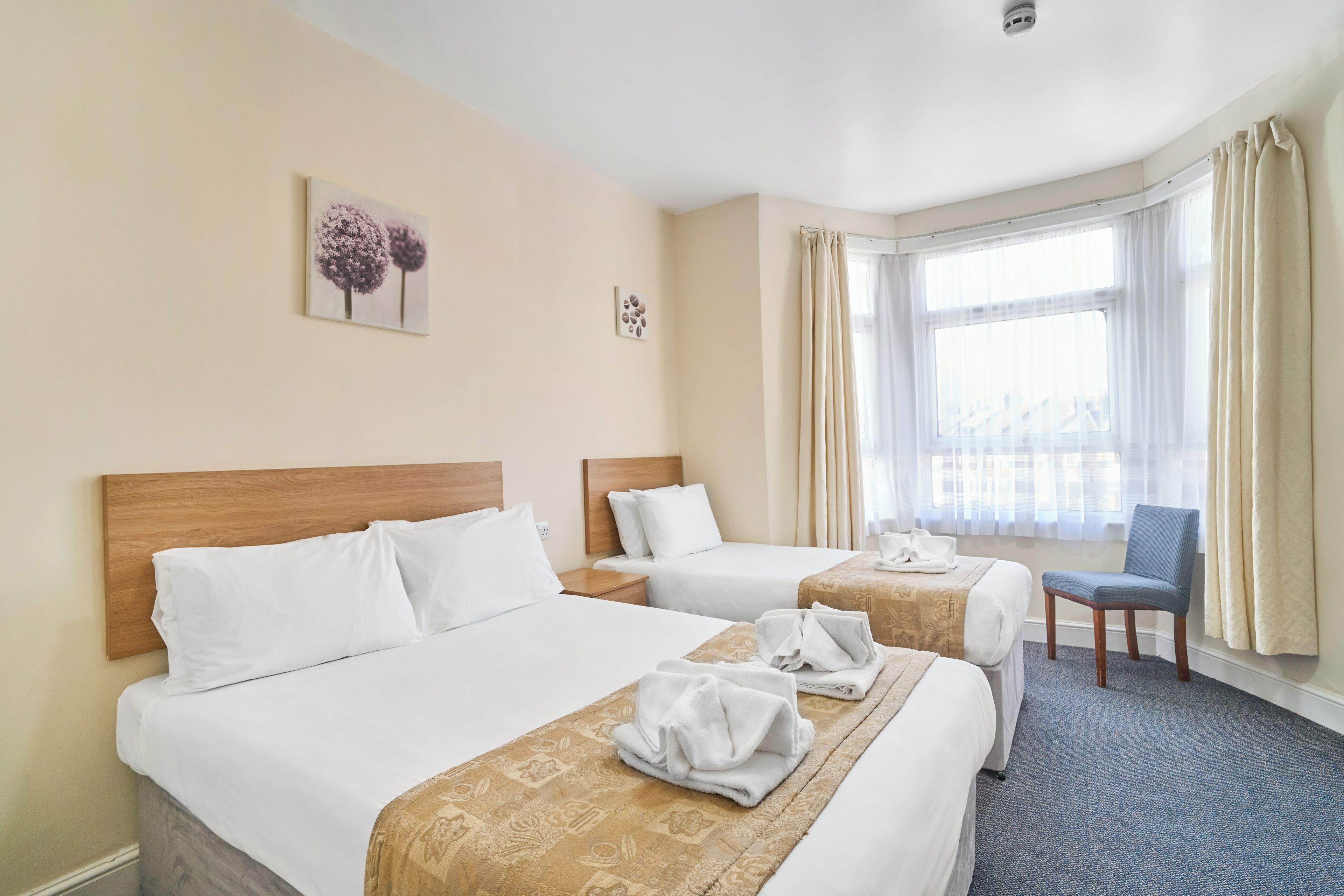 Desk, iron/ironing board, free WiFi, bed sheets