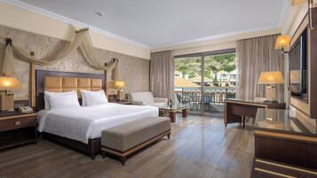 Junior Suite, Pool View (Adults Only) | 2 bedrooms, hypo-allergenic bedding, minibar, in-room safe
