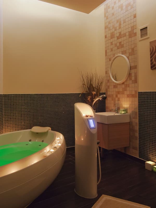 Salas de tratamiento para parejas, sauna y baño de vapor