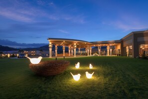 Front of property - evening/night