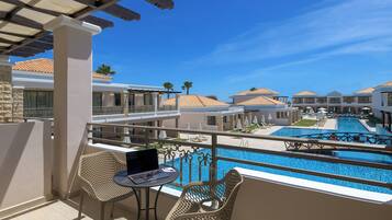 Family Suite, Pool View | Balcony view