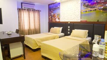 In-room safe, desk, blackout drapes, iron/ironing board