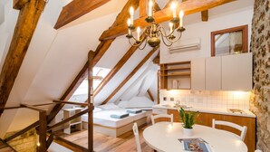Comfort Apartment, Multiple Beds, Kitchen | Living area | TV - Apartments Martecchini (Dubrovnik)