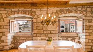 Comfort Apartment, 1 Bedroom, Kitchen, City View | Living room | TV - Apartments Martecchini (Dubrovnik)