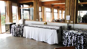 Free daily self-service breakfast