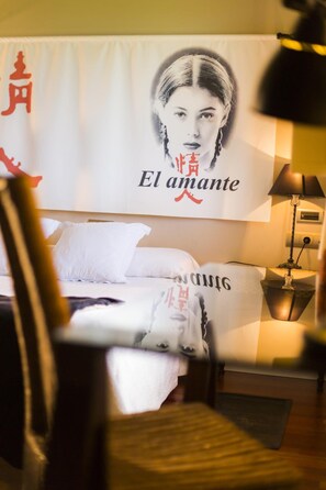 Egyptian cotton sheets, premium bedding, individually decorated - Hotel Mi Norte (Ribadeo)