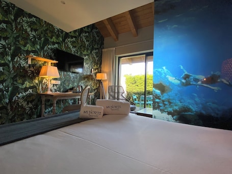 Sábanas de algodón egipcio y ropa de cama de alta calidad . Hotel Mi Norte