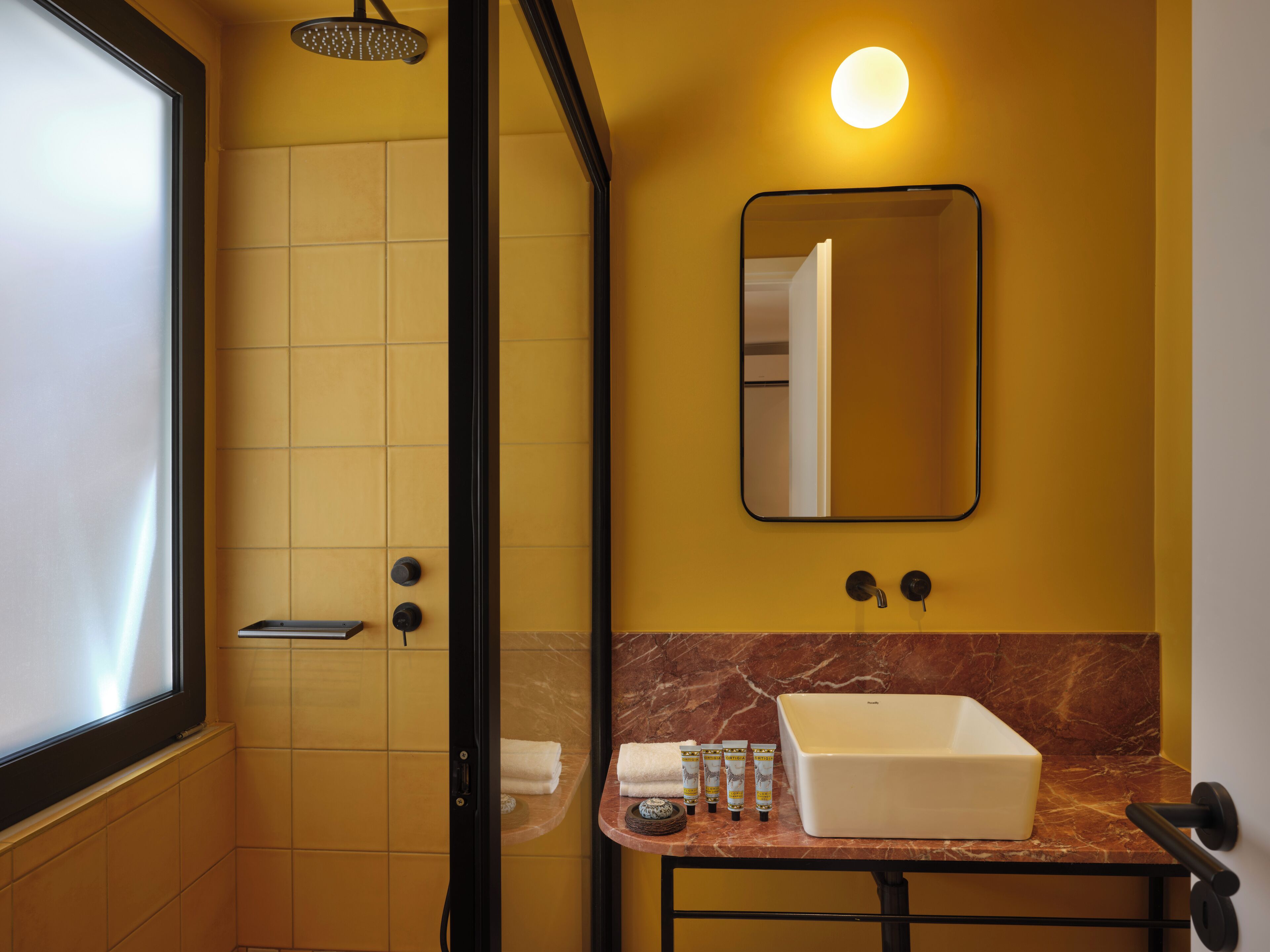 deluxe room, balcony | bathroom | shower, free toiletries, hair dryer, slippers