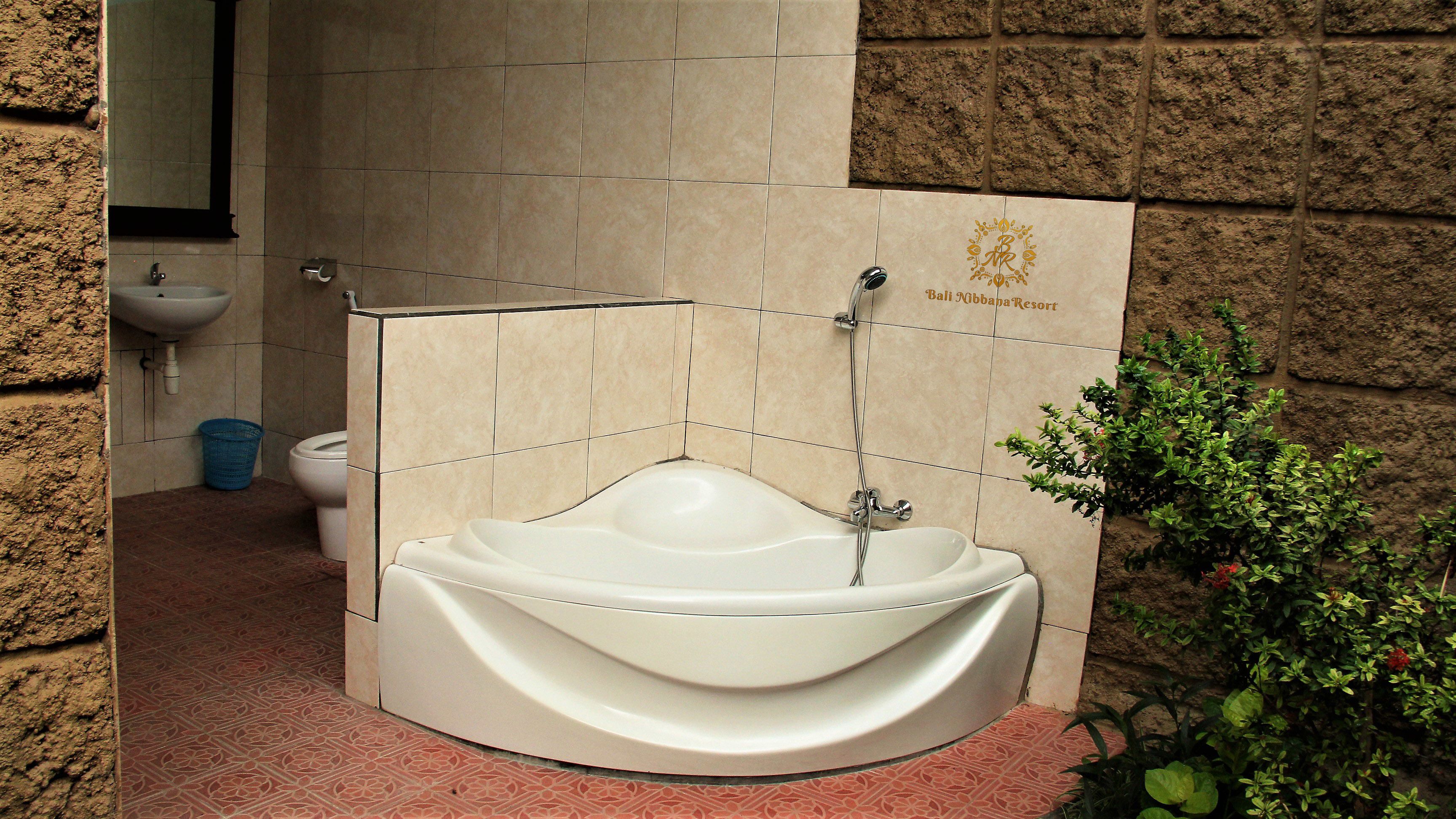 family room, pool view | bathroom | shower, free toiletries, hair dryer, slippers