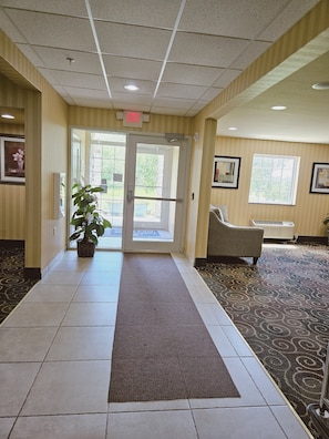 Interior entrance