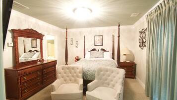 The Pool Side Suite | Premium bedding, down comforters, memory foam beds