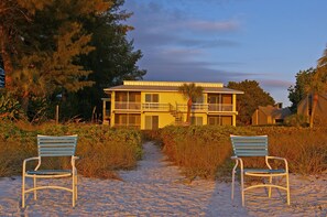 Front of property - evening/night - Beach Castle Resort by RVA (Longboat Key)