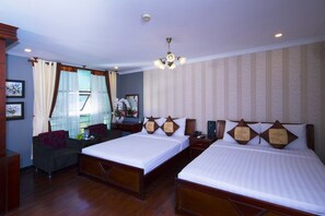 Minibar, in-room safe, desk, blackout drapes