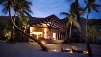 Front of property – evening/night