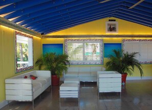 Sala de estar en el lobby