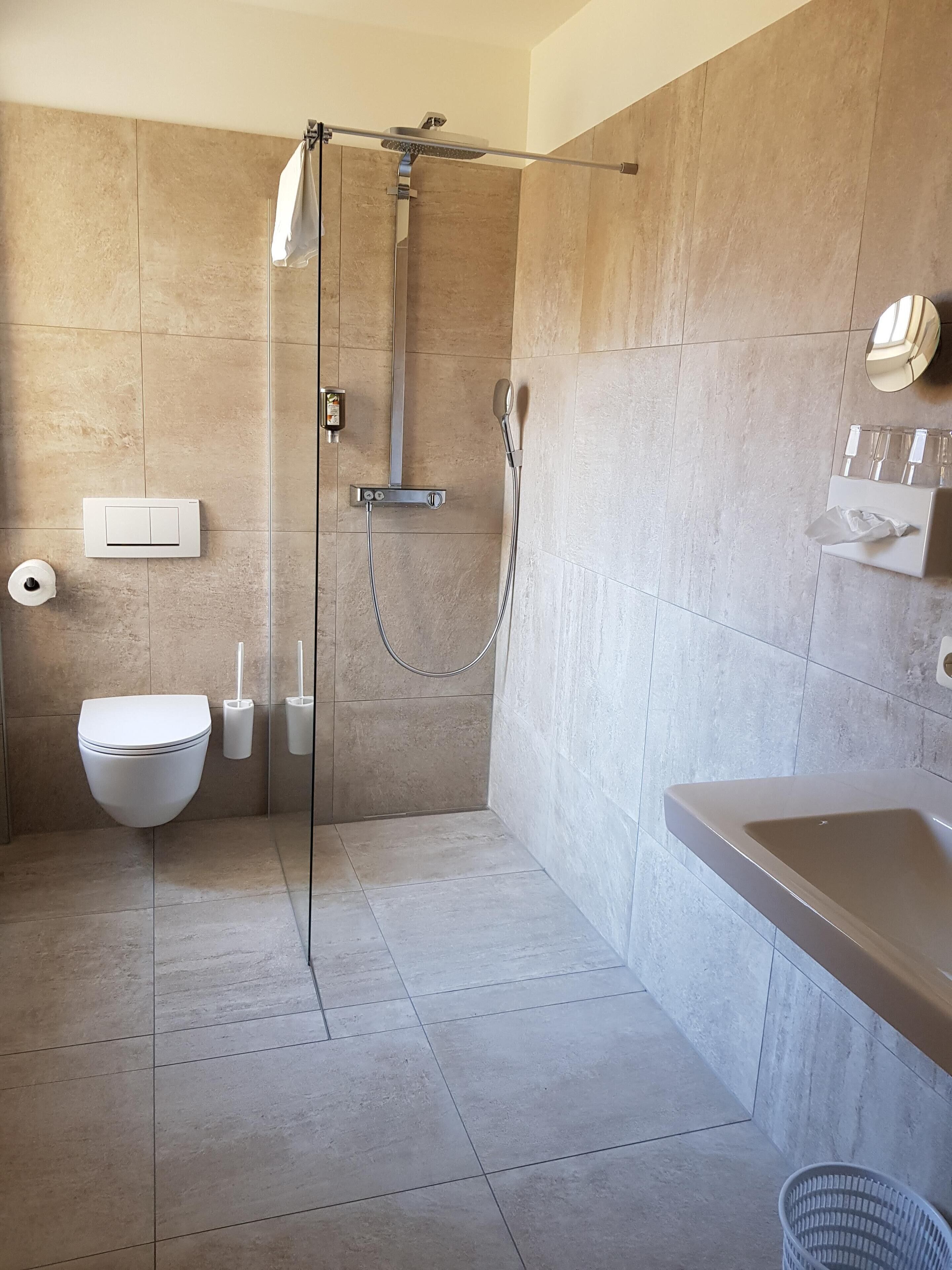 Family Room (for 3) | Bathroom | Free toiletries, hair dryer, towels