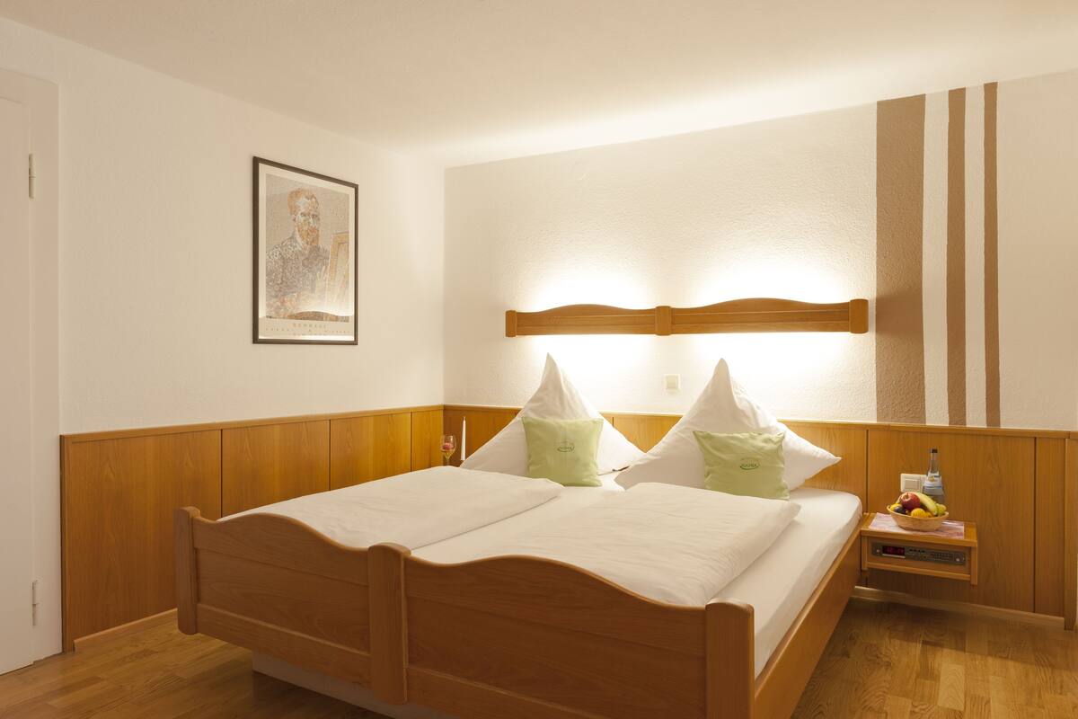 Comfort Double Room | Hypo-allergenic bedding, memory foam beds, in-room safe, desk