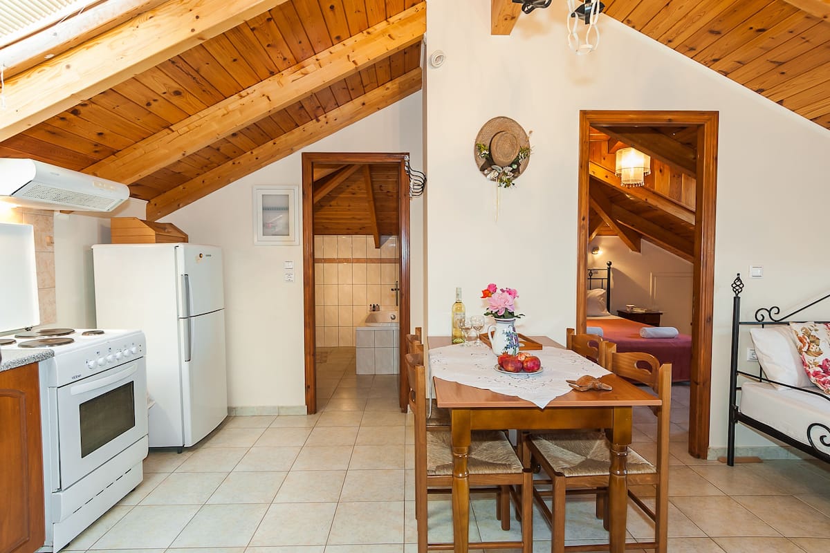 Apartment | In-room safe, iron/ironing board, free WiFi