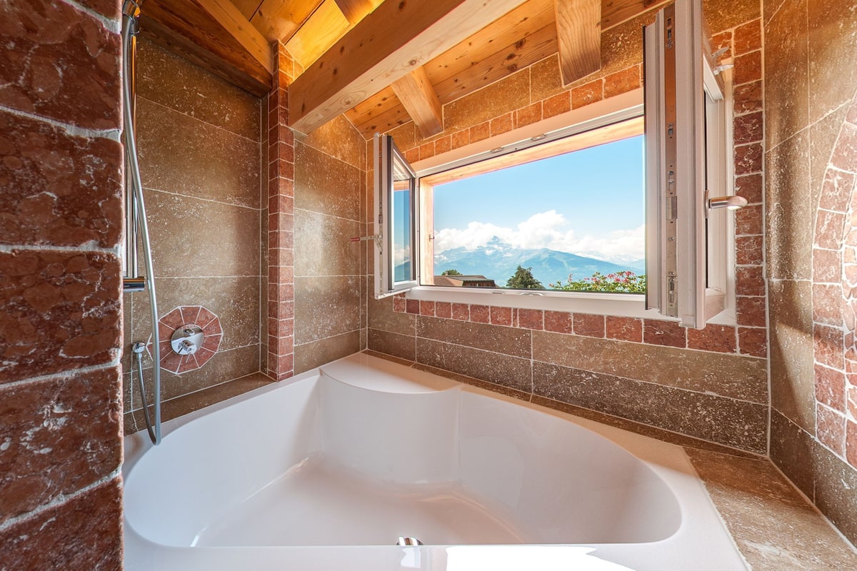 hair dryer, slippers, towels