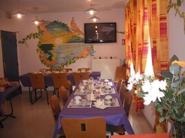 Daily buffet breakfast (EUR 7 per person)