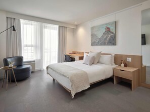 1 chambre, literie de qualité supérieure, couette en duvet d'oie