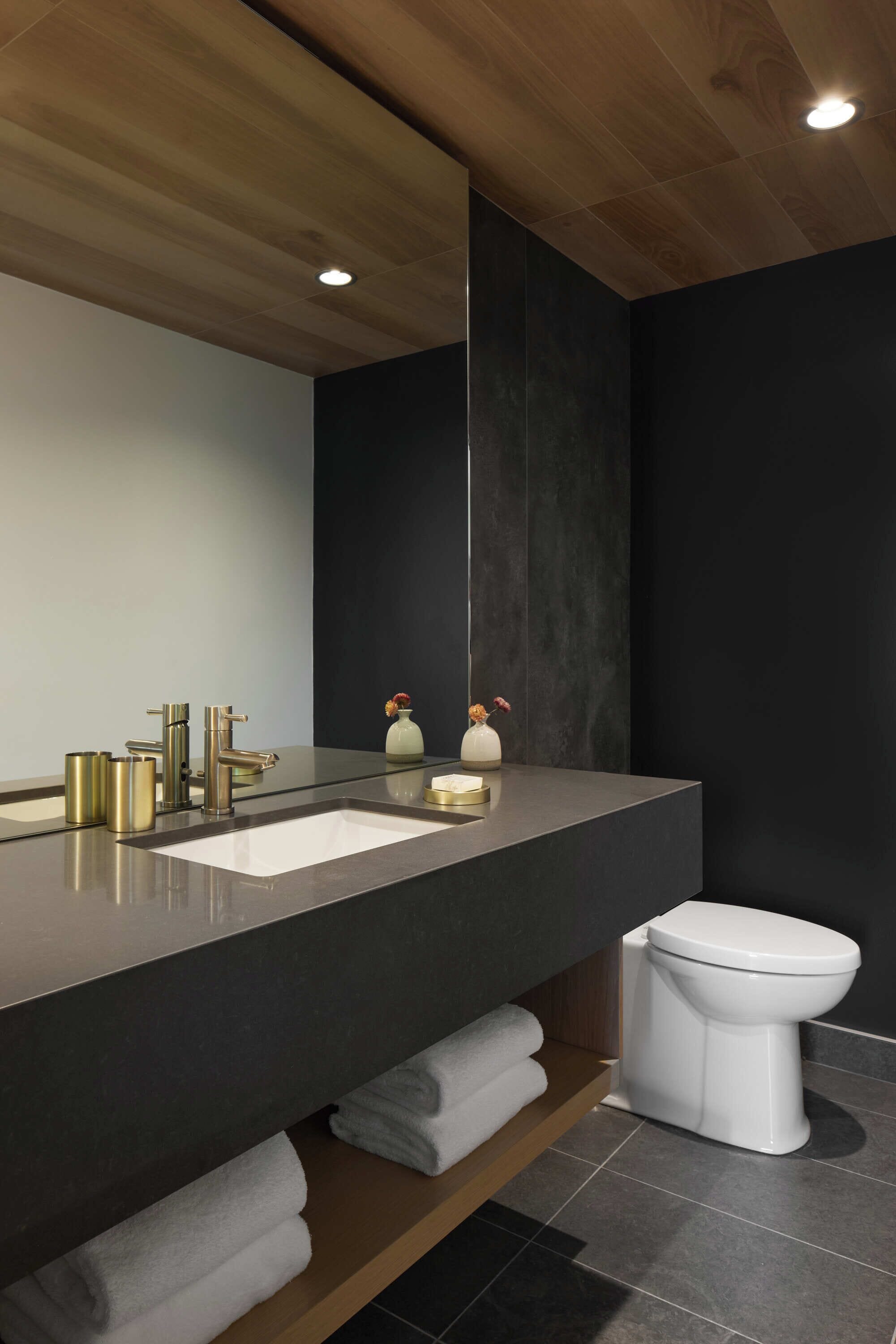 suite junior | bathroom | rainfall showerhead, free toiletries, hair dryer, bathrobes