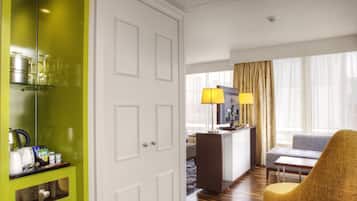 Suite, 1 Katil Raja (King) | Cadar kapas Mesir, peralatan tempat tidur premium