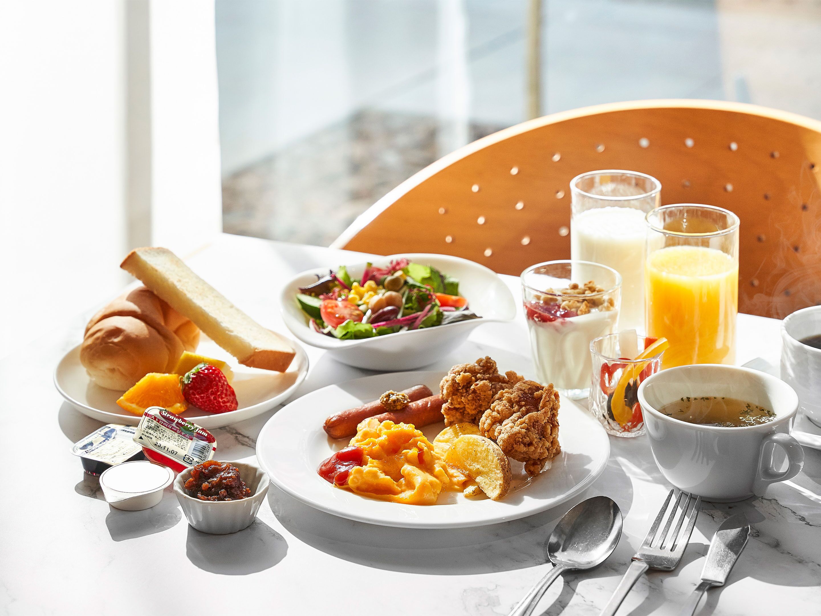 Petit déjeuner buffet