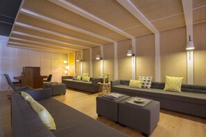 Sitteområde i lobbyen